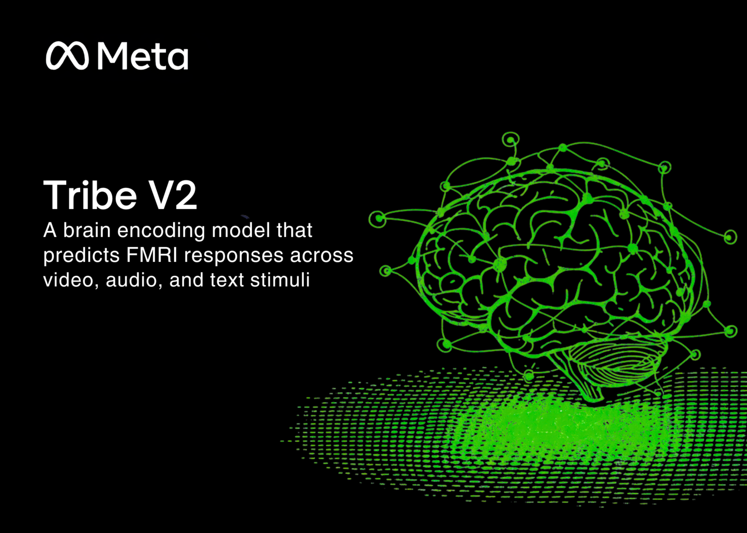 Meta Releases TRIBE v2: A Brain Encoding Model That Predicts fMRI Responses Across Video, Audio, and Text Stimuli