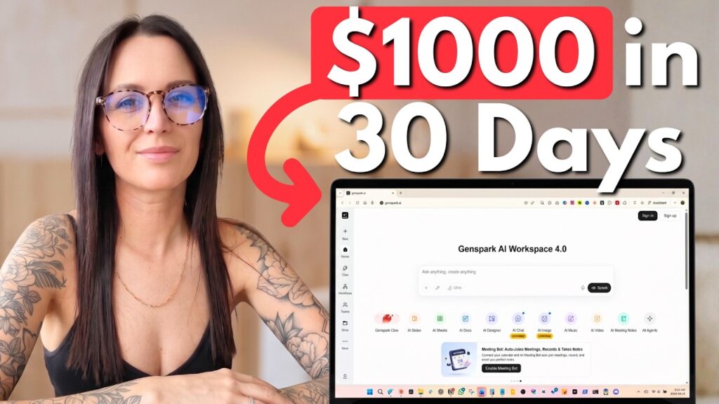 $1000 AI Challenge: Watch this AI Super Agent Build a 1-Person Business | Full Genspark Tutorial $1000 AI Challenge: Watch this AI Super Agent Build a 1-Person Business | Full Genspark Tutorial