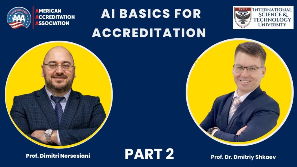 AI Basics for Accreditation (Part 2) | Webinar AI Basics for Accreditation (Part 2) | Webinar