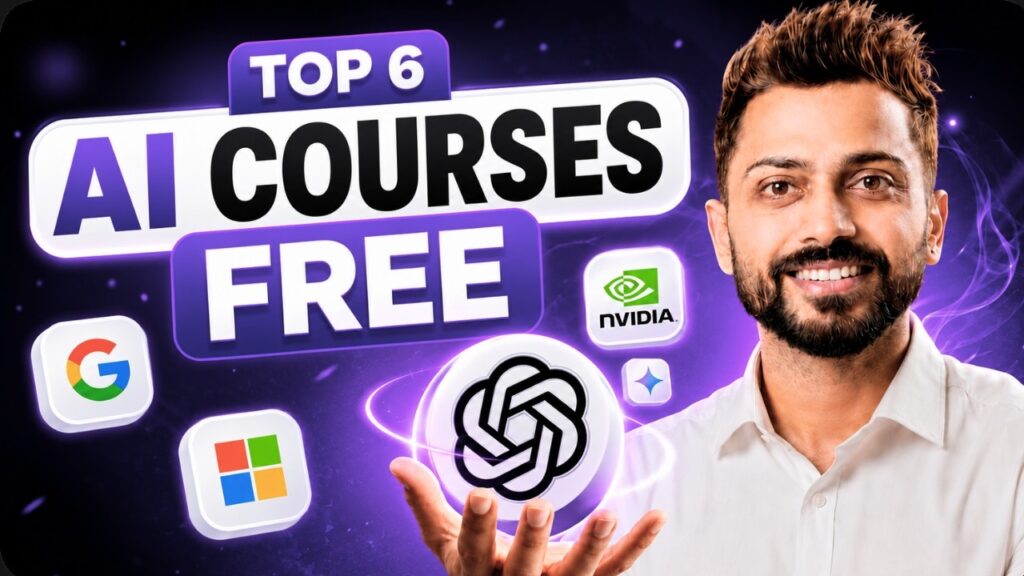 Top 6 Free AI Courses Every Student Must Learn in 2026 | AI Career Roadmap