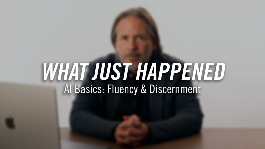 What Just Happened // AI BASICS
